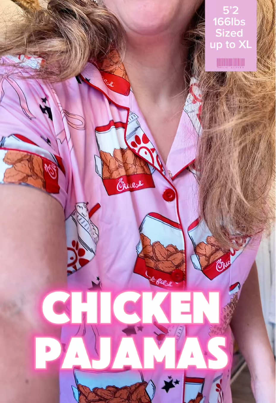 These fried chicken PJs are too cute to pass up! 🍗 Comfy, breathable, and perfect for lounging or late-night snacking vibes #pajamaset #loungewearfinds #DealsForYouDays 