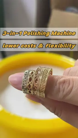 Looking for a polishing machine that can do more? This 3-in-1 system functions as: Magnetic polisher with steel pins. Walnut shell finisher for a natural shine. Plastic/stone media tumbler for deep smoothing. Whether you're working with gold, silver, or copper — this one machine covers every polishing stage. It's cost-effective, compact, and built for professional results. Like it? Contact us now! #jewelrypolishing #3in1machine #magneticpolisher #walnutshelltumbler #superbmelt #goldpolishing #silverpolish #jewelrytools #metalfinishing #jewelryproduction 