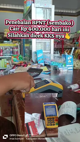 Bansos Penebalan BPNT (sembako ) Rp 400.000 sudah cair hari ini Senin, 30 Juni 2025. Baru KKS Bank Mandiri 👍 #penebalan #bpnt #sembako #kks #fyp