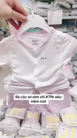 Bộ cộc sơ sinh Jinro chất modal petit mềm mát chỉ #79kk #jinro #thoitrangtreem #trendingvideo #xuhuong #trongoisosinh 