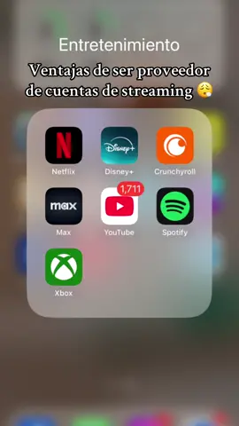 #spotify #netflix #cuentasdestreaming #crunchyroll #hbo #max #youtube #amazonprime #vix #gamepass 