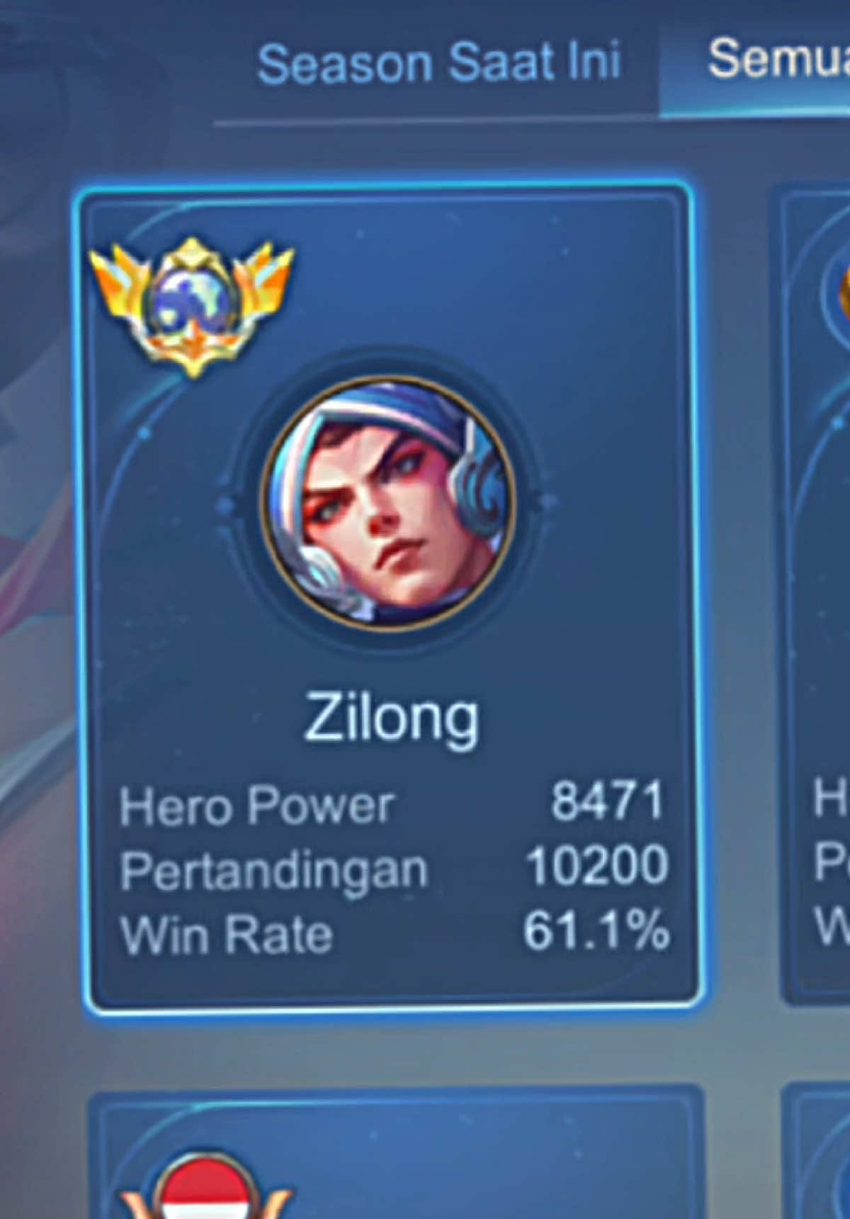 Season ini otw imo lagi, Global? udh pasti😁 #mlbb #kingzilong #mlbbidbo #CapCut 