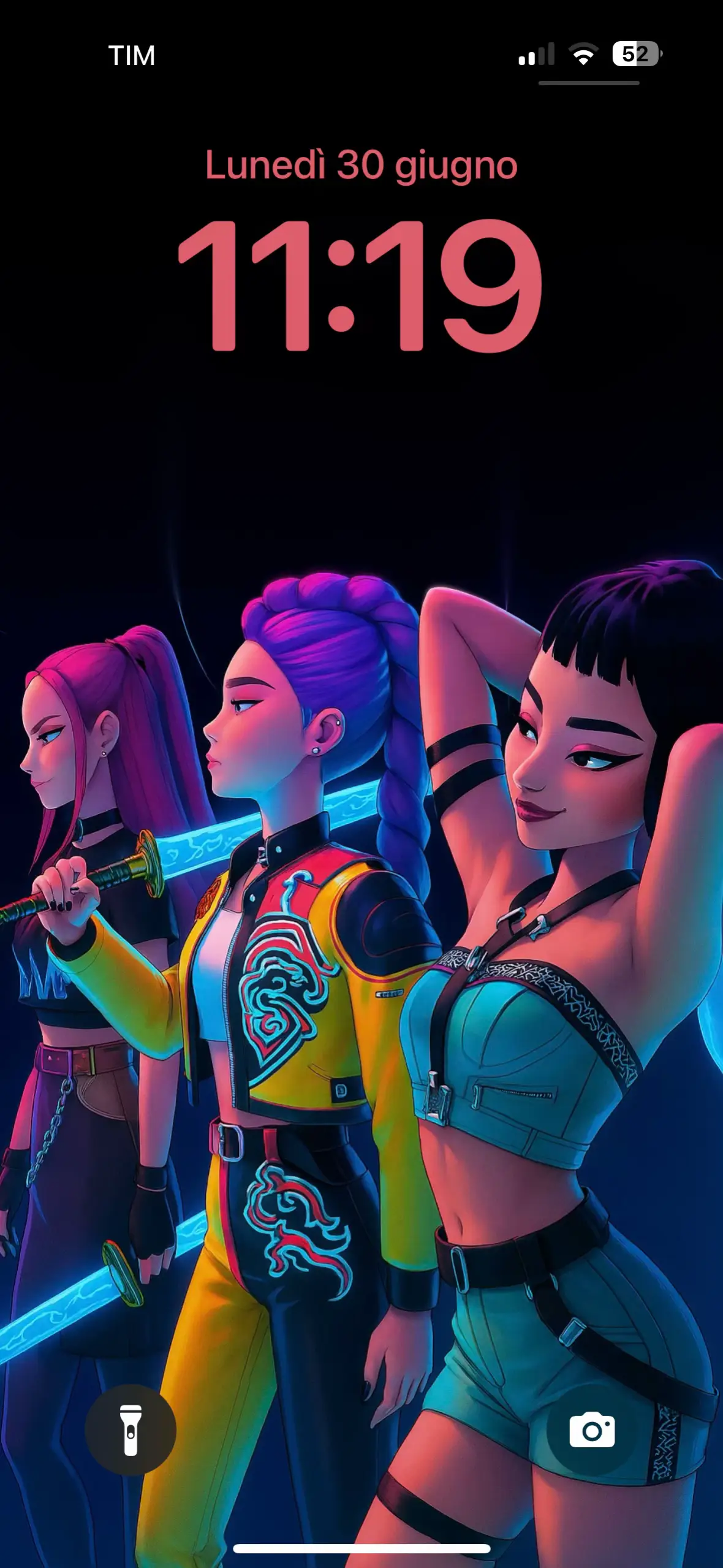 here you go with Huntrix wallpaper (frame of the film - quality improved with AI) #kpopdemonhunters #netflixseries #sony #animefyp #wallpaper #4kwallpaper #perte #neiperte #fyp #foryoupage❤️❤️ #foru #mystery #rumi #mira #zoey 