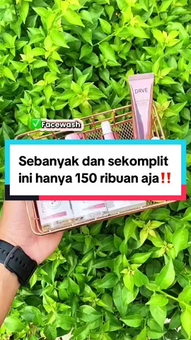 Yang punya wajah kusam, flek hitam, bekas jerawat, kerutan tenang aja ada Sepaket Skincare dari DRVE yang akan atasi permasalahan kulit mu #wajahputihglowing #drveskincare #bestskincare #skincarebpom #foryouskincare #skincare #perawatanwajahglowing #skincareviral #paketskincare #fypシ 