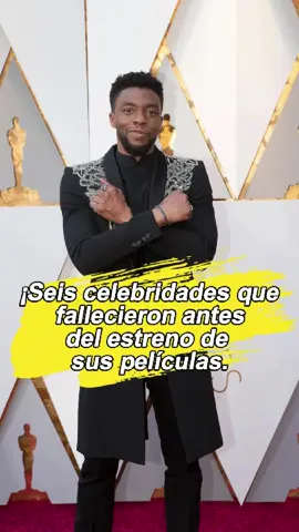 ¡Seis celebridades que fallecieron antes del estreno de sus películas, la última definitivamente no la adivinarás!#fallecimiento#cameronboyce#heathledger#brandonlee#robinwilliams#paulwalker#chadwickboseman#fyp#foryou#celebrity #us#spain