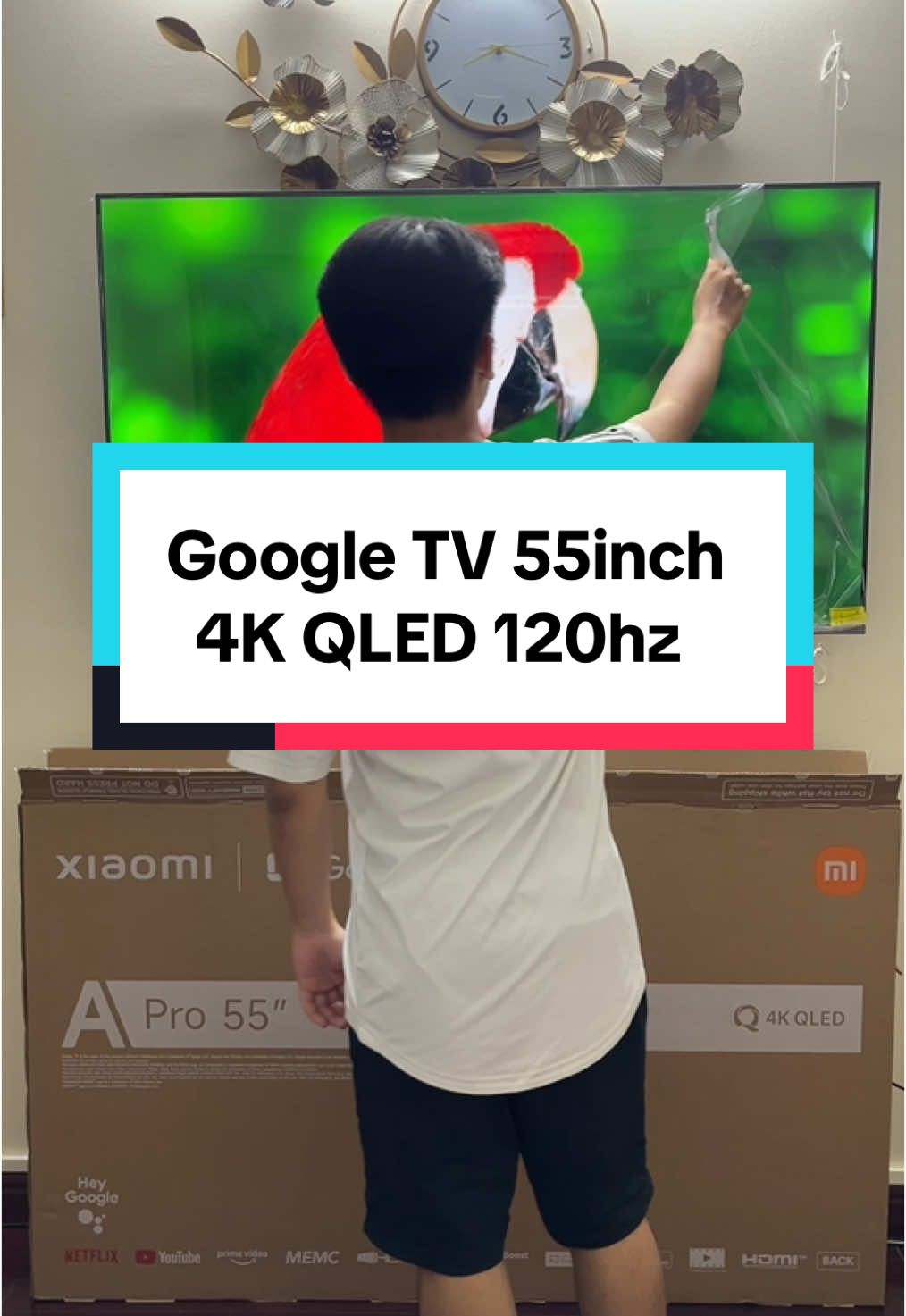 Google #tivi #xiaomi A Pro 55 inch 4K QLED 2026 #cunghoandibantivi #dienmaycentervn #xiaomihanoivn #xuhướng #tv #tivixiaomi #googletv #dienmaycenter #tv4k #xiaomihanoi #qledtv #QLED #tv55inch #120hz 