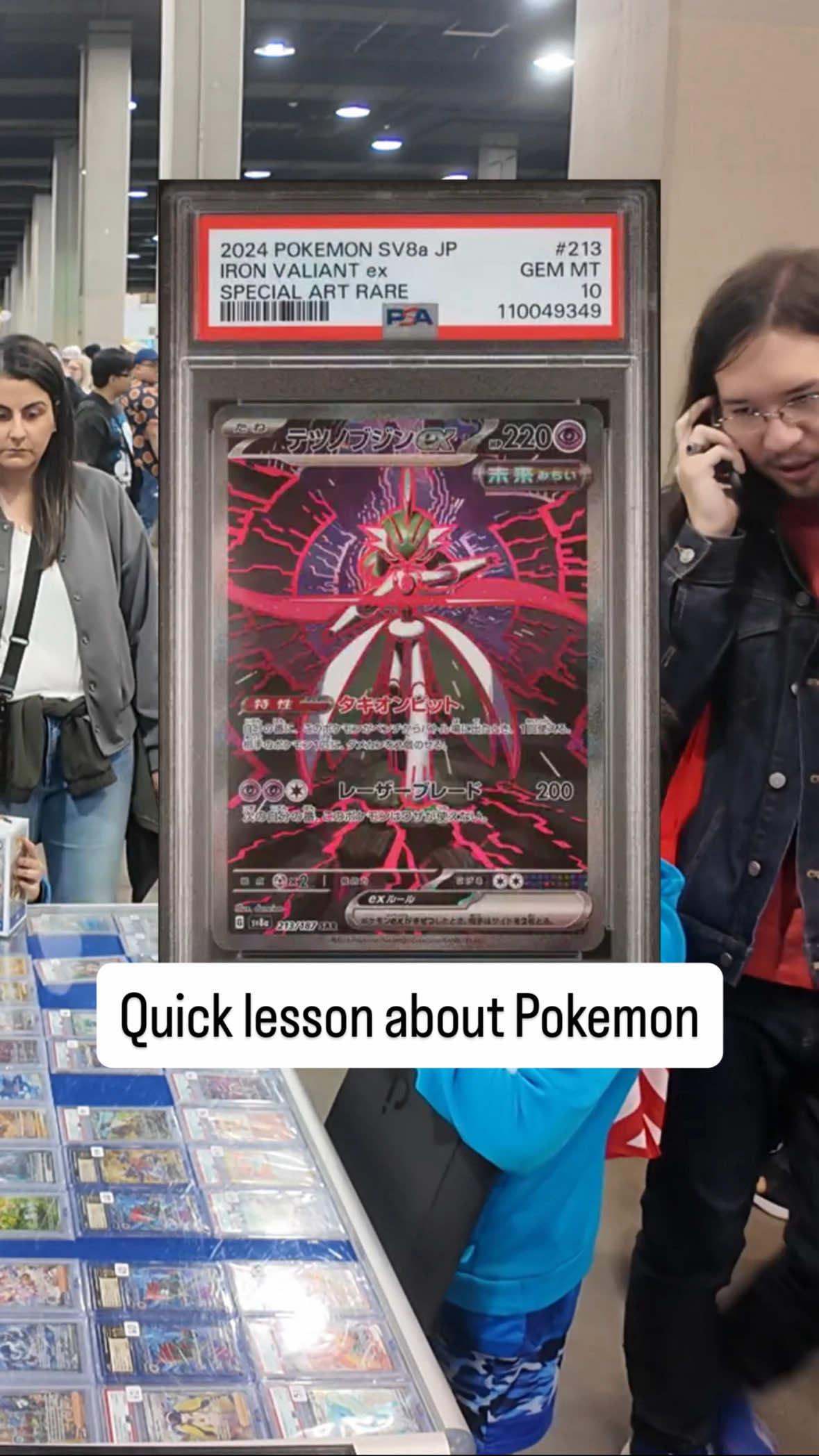 Family of collectors had some questions about Pokémon — I was more than happy to give a quick lesson 🎓⚡️ Always here to help! #PokemonLesson #FamilyCollectors #PokemonTCG #TCGCommunity #CardShowVibes #CollectorsLife #HelpingCollectors #TradingCards #HobbyHustle #TCGSupport