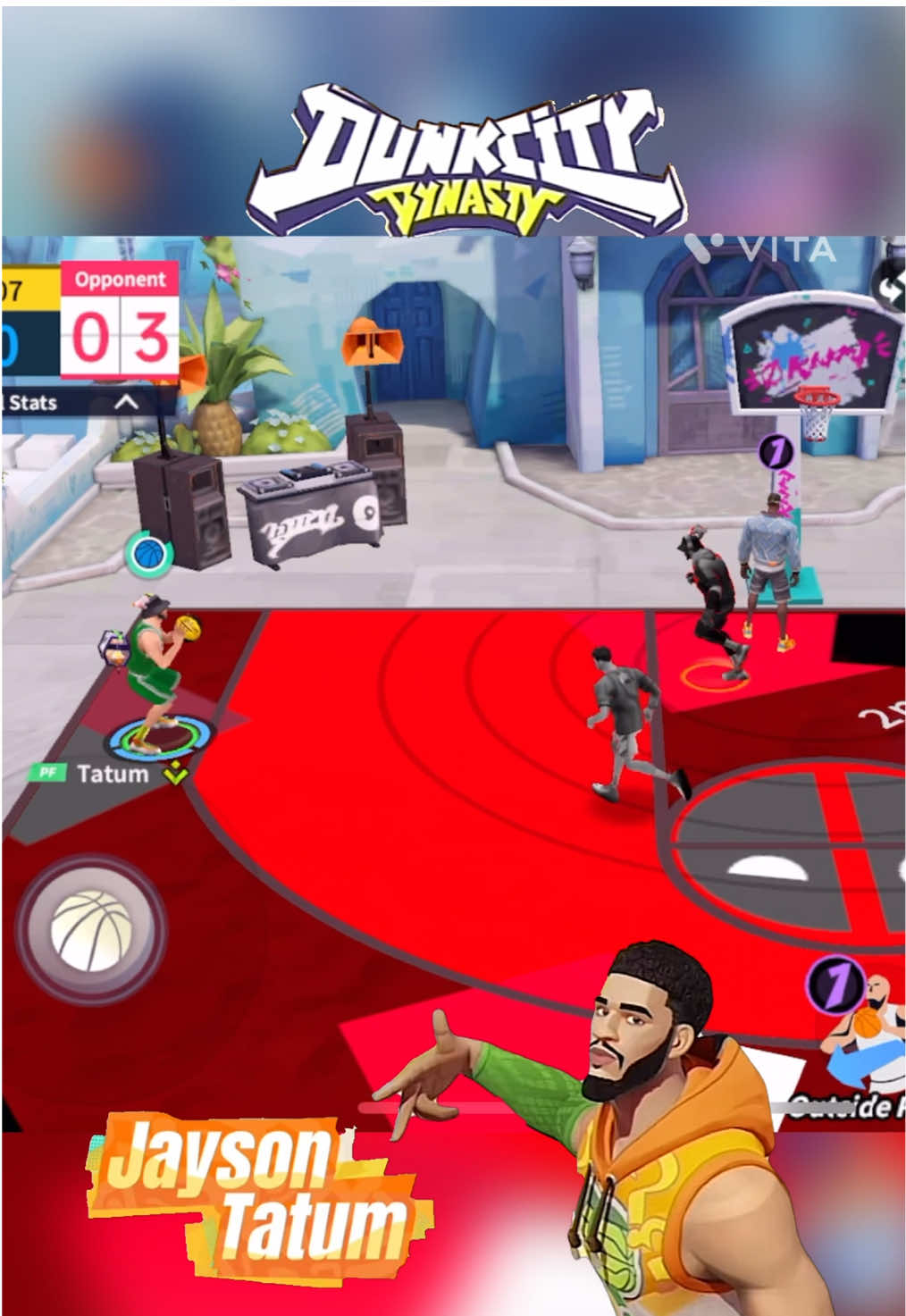 Jayson Tatum in DunkCityDynasty🤩✨ @Dunk City Dynasty Global #dunkcitydynasty #NBA #jasontatum #basketball 