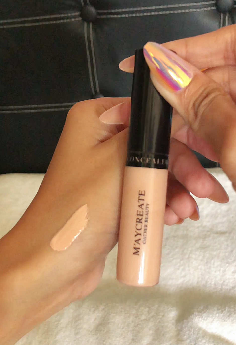 grabe ang coverage🥺 #maycreateconcealer #concealer #makeup #tipconcealer 