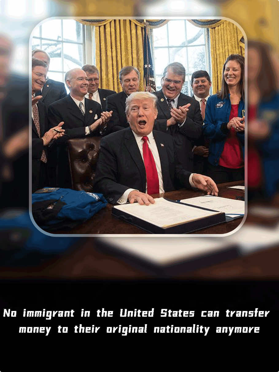 No immigrant in the United States can transfer money to their original nationality anymore#trump #usa 