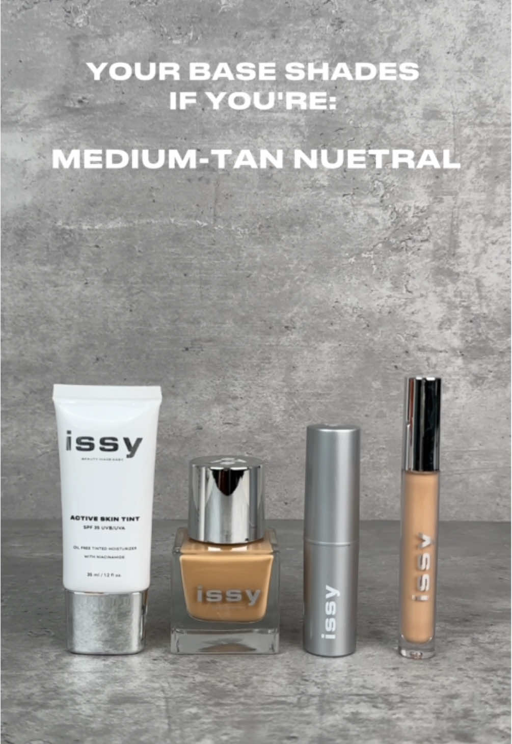 For everyone's reference 📝  Which skin tone should we do next? #issy #issymakeup #issybase #makeup #basemakeup #foundation #skintint #concealer #makeupcoverage 