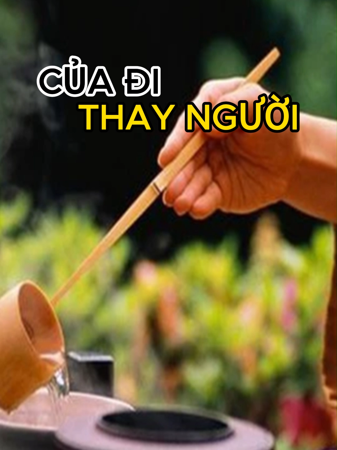 Của đi thay người.
 #songchamtamtinh #cuadithaynguoi