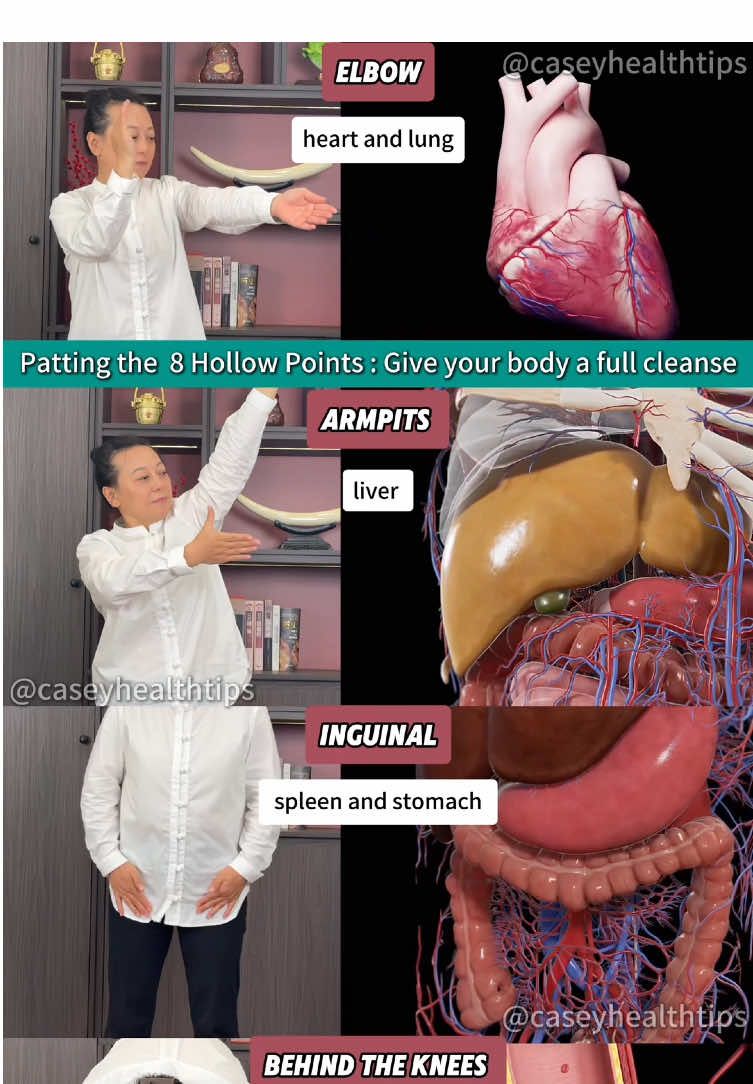 Patting the 8 hollow points:give your body a full cleanse💯#acupuncture #exercise #taoist #healthylifestyle #chineseculture #fyp #foryou 