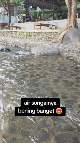 bening nya aliran sungai yang ada di rumah makan Caping Gunung jl. raya monumen kresek kec. wungu kab. madiun  #rekomendasikulinermadiun #syamwarungcapinggunung #rumahmakancapinggunung #kulinermadiun #madiunkuliner #madiun 