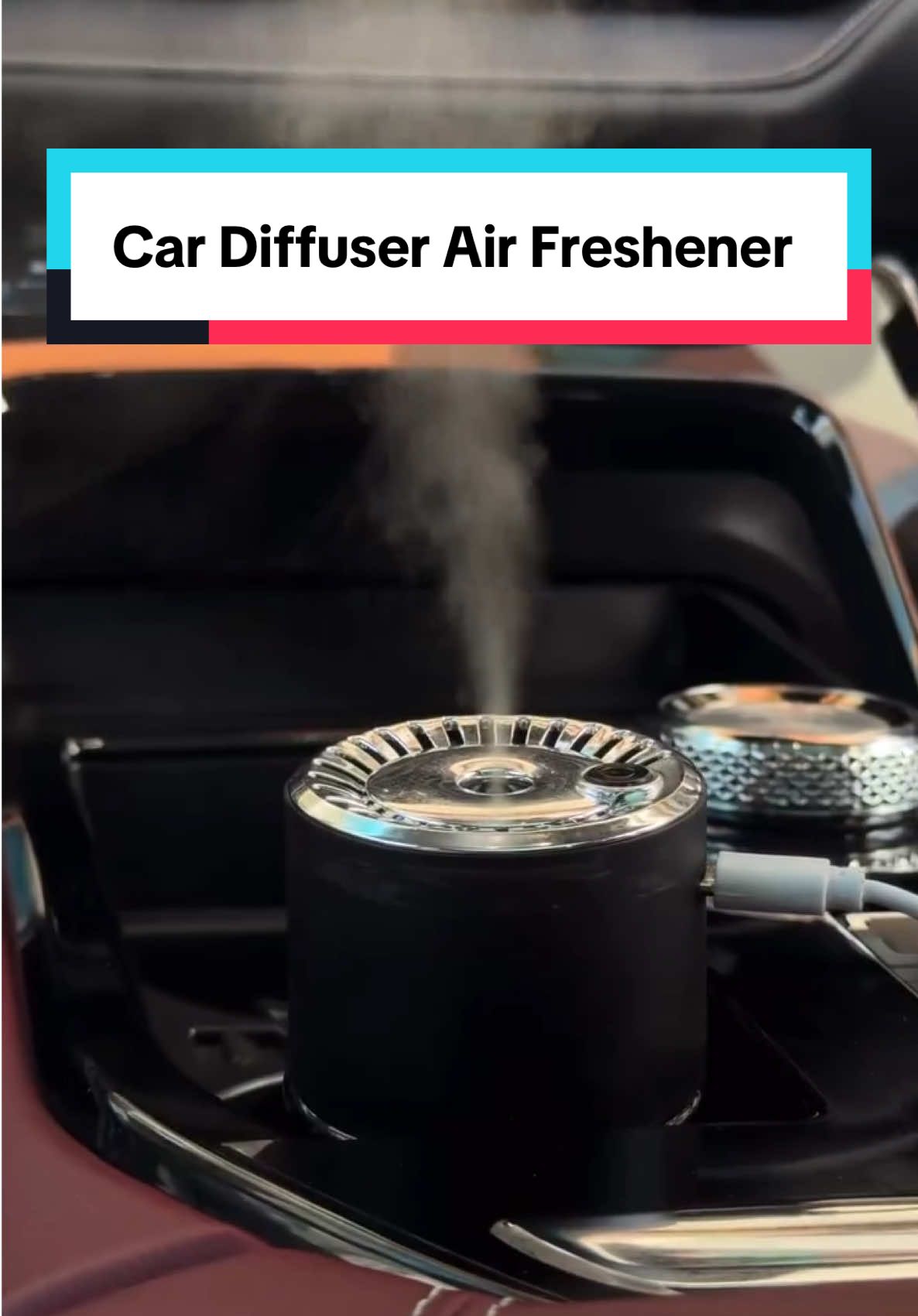 Car Diffuser Rechargeable Air Freshener  Call to order: 𝟎𝟑𝟎𝟐-𝟎𝟒𝟒𝟐𝟐𝟐𝟐 . 🏁 Usb Rechargeable  🏁 Light, medium and strong fragrance  🏁 160 ML pre filled fragrance 🏁 Rechargeable  🏁 Comes with cable 🏁 Elevate driving experience 🏁 Visit our website to place your order  Media team: @media__waves 🎥 . . . . #cardiffuser #airfresheners #carperfumes #carfragrances #aroma #carfragrances #carperfumes #cararomas #reels #trending #automobile #instagram #tiktok #foryou #fyp #foryoupage 
