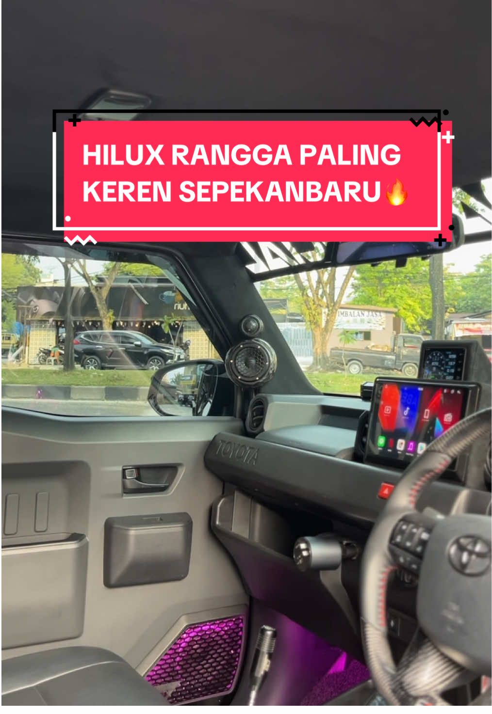 Ini dia hasil pengerjaan kita di hilux rangga🔥 #fypage #fyp #stecu #audiomobilpekanbaru #peredammobil #audiomobil #audiomobilindonesia #modifikasimobil #modifikasimobilpekanbaru #upgradeaudiomobil #peredamsuara #jendralaudiowork #speakermobil #hiluxrangga #toyota #rangga 