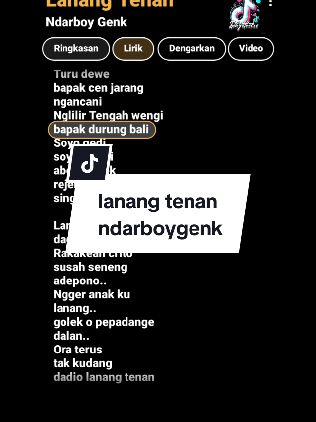soyo gede soyo opo? . #liriklagu #lirikgoogle #nyanyibareng #trendingsong #foryoupage #fyp #dhysthetics 