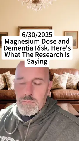 Magnesium Dose and Dementia Risk. Here’s What The Research Is Saying #dementia #alzheimer #dementiaawareness #alzheimersawareness #dementiacare #fyp #foryoupage #alzheimers #magnesium