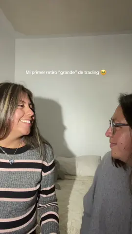 La reacción de mi mamá al enseñarle mi retiro 🥹🙌🏻❤️ #trading #retiro #rentabilidad #fabianaromero #proceso 