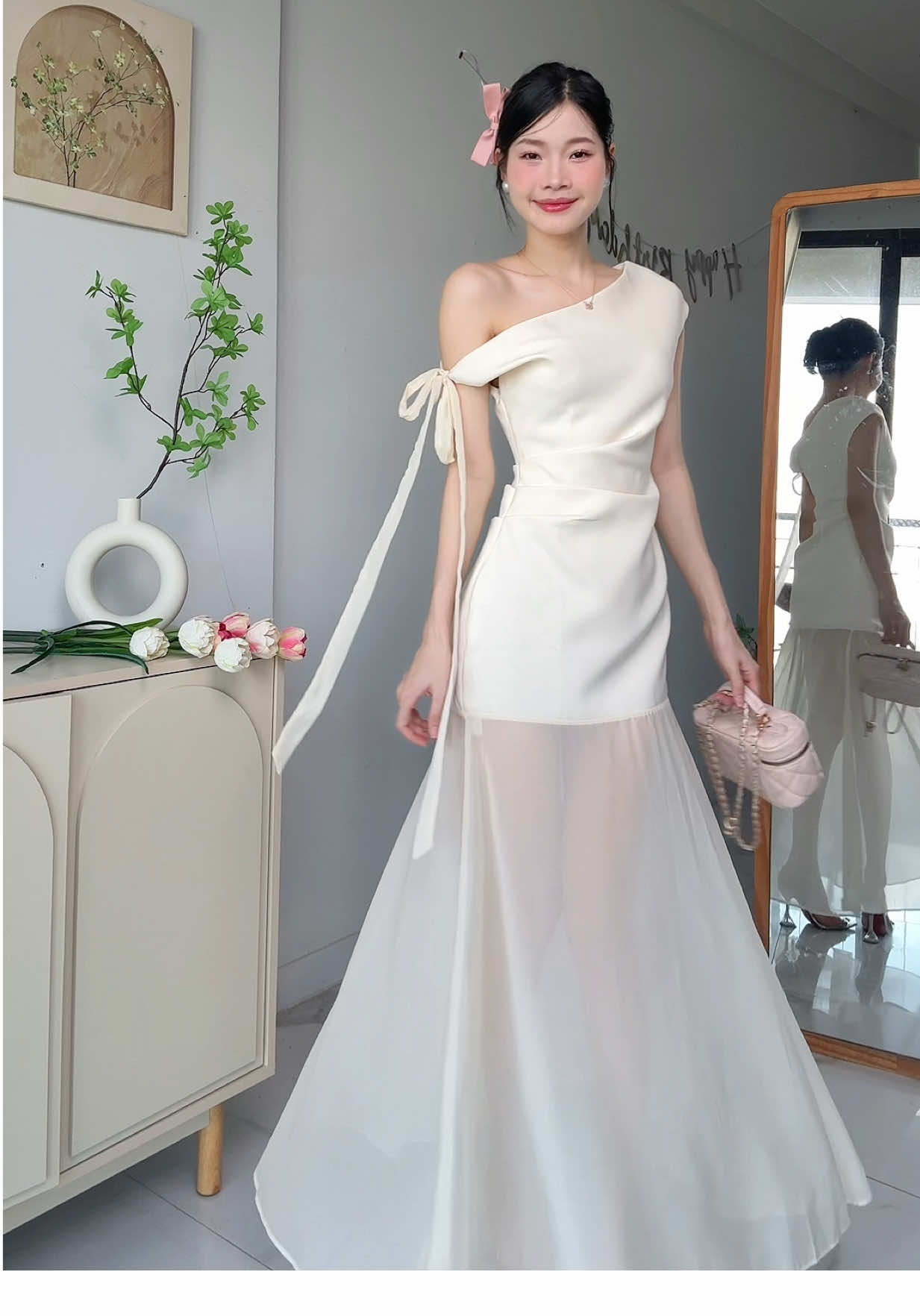 Váy xinh xỉu hèn gì 5/5 ⭐️ nạ 🌸✌️ #xuhuong #chiihaycuoi #vayxinh #vaydangdai #vayditiec 