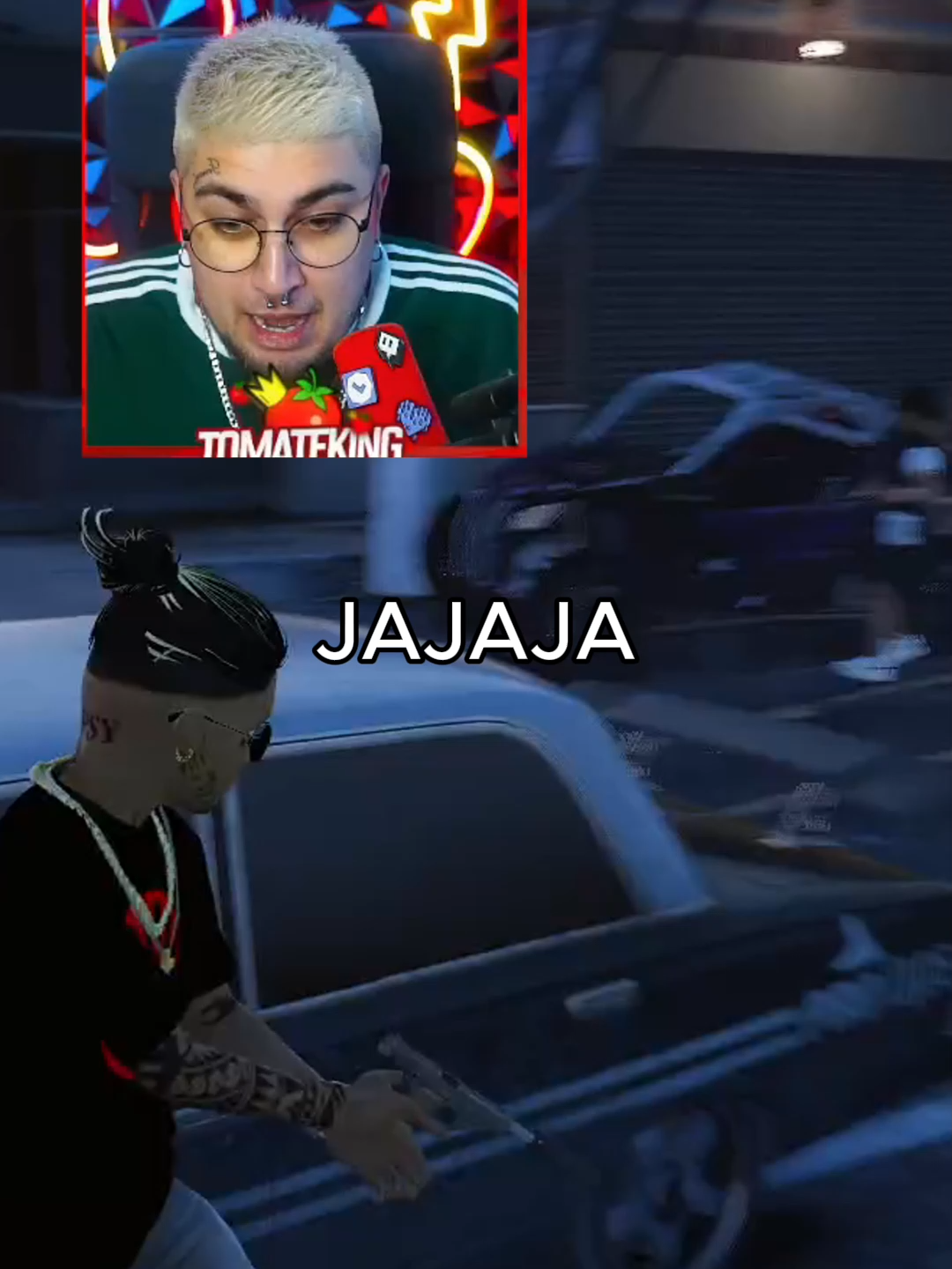 JAJAJA @tomateking  #tomateking #twitch #twitchstreamer #streamer #gta #roleplay #directo #parati
