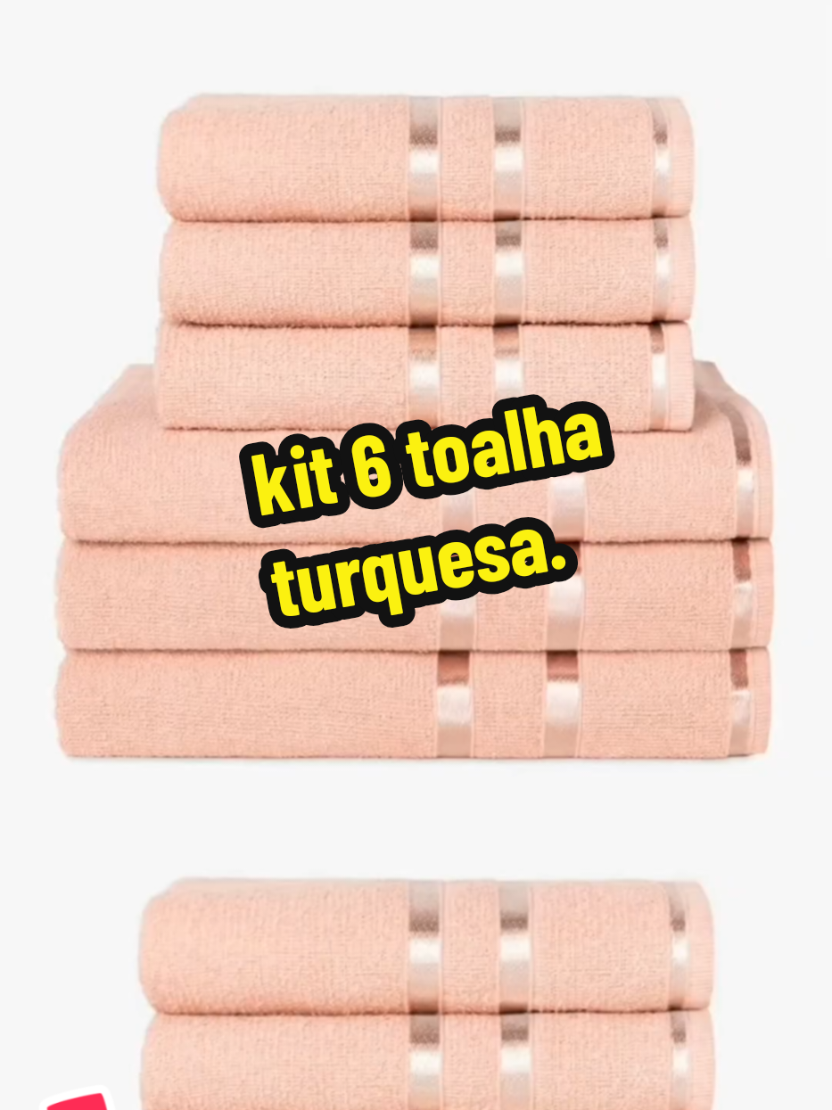 kit 6 toalha turquesa.#utensíliosdoméstico #toalha #promoções #tiktokshop 