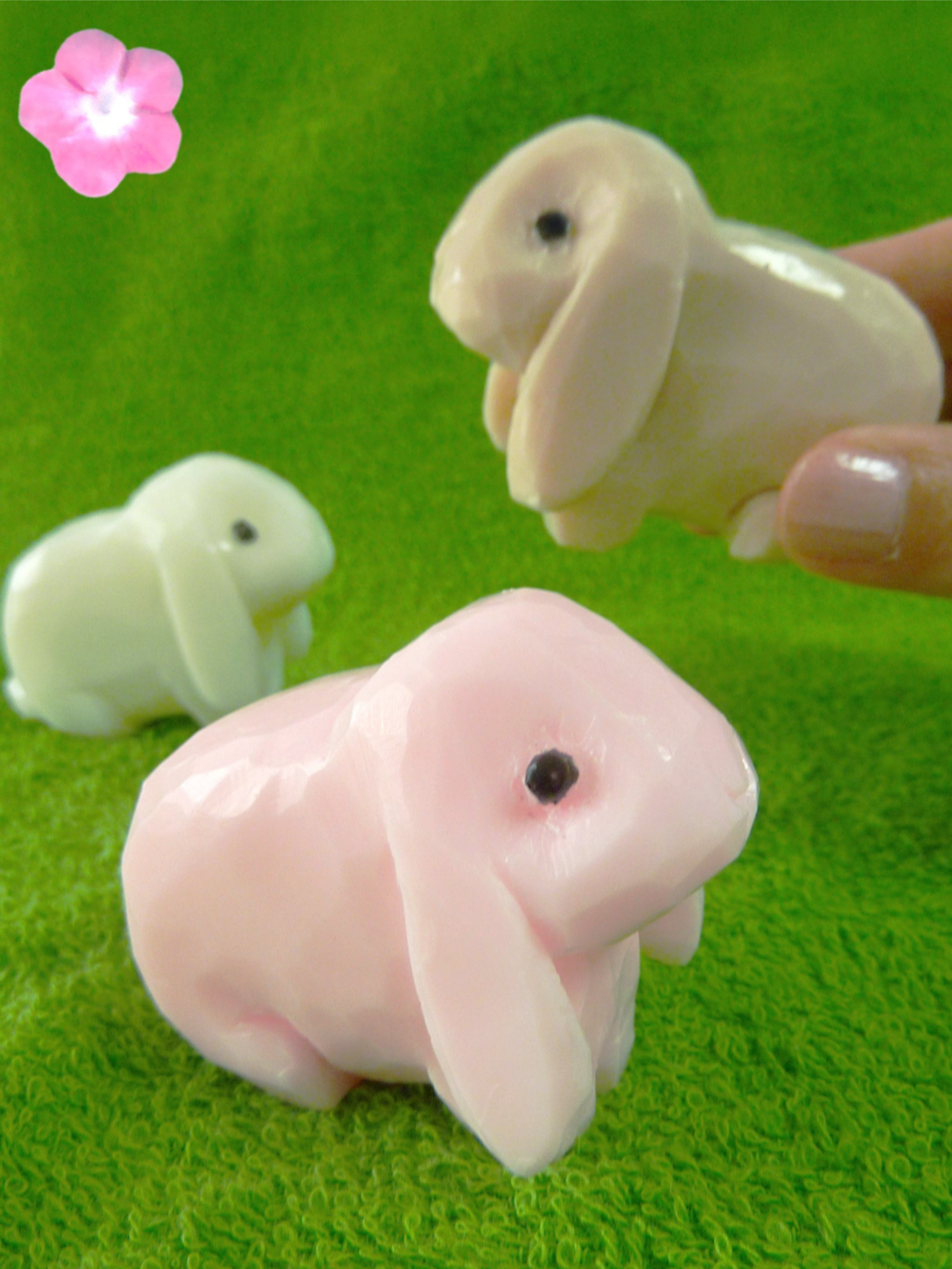 LOP RABBITS Soap carving 🥕 PART 1  cute stop motion animation of lop eared rabbits made of soap! Check out here for more details😊 (Click the link in my profile! ) https://mizutamasoap.com/ Thank you for watching! Makiko #soap #soapcarving #soapcutting #easy #cute #beginner #diy #soapart #bunny #rabbit #loprabbit #lopeared #lopearedrabbit #craft  #relaxingvideo #TikTokLite #tiktoklite #tiktokcreatoracademy Sounds: https://soundeffect-lab.info/ Illustration: https://www.ac-illust.com