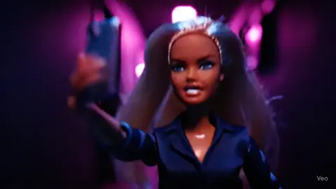 Barbie gets her revenge on labubu #labubu #barbie #viral #ai #Vlog 