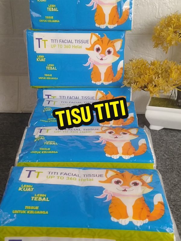 paket 6 pack tisu new titi kemasan 360 lembar cuma 21 ribuan #tisu #tisukering #tisumurah #tisuwajah #tisutiti 
