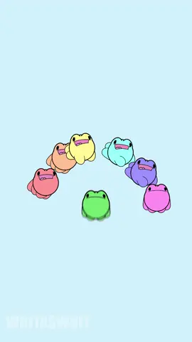 Better than a pot of gold at the end of the rainbow! #frog #animation #cuteartstyle 
