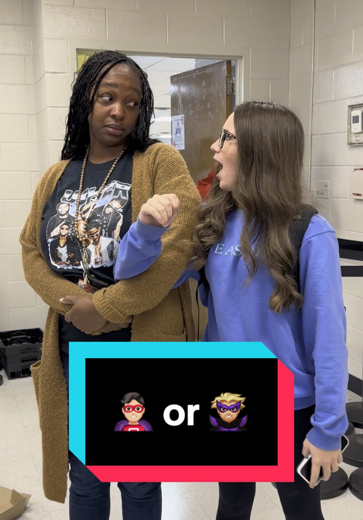 Cause chaos or control the chaos? 😏 #DailyQuestion #QuestionOfTheDay #teachersoftiktok #teacher #seniors #classof2025 #students #superhero #villain #wouldyourather 
