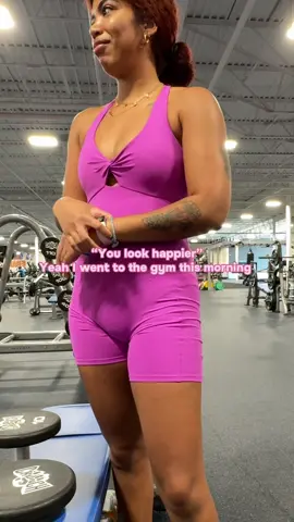 A lift and yap session is good for the soul😂💗 #gymgirlsoftiktok #trend #aoxjox Romper: @AOXJOX 