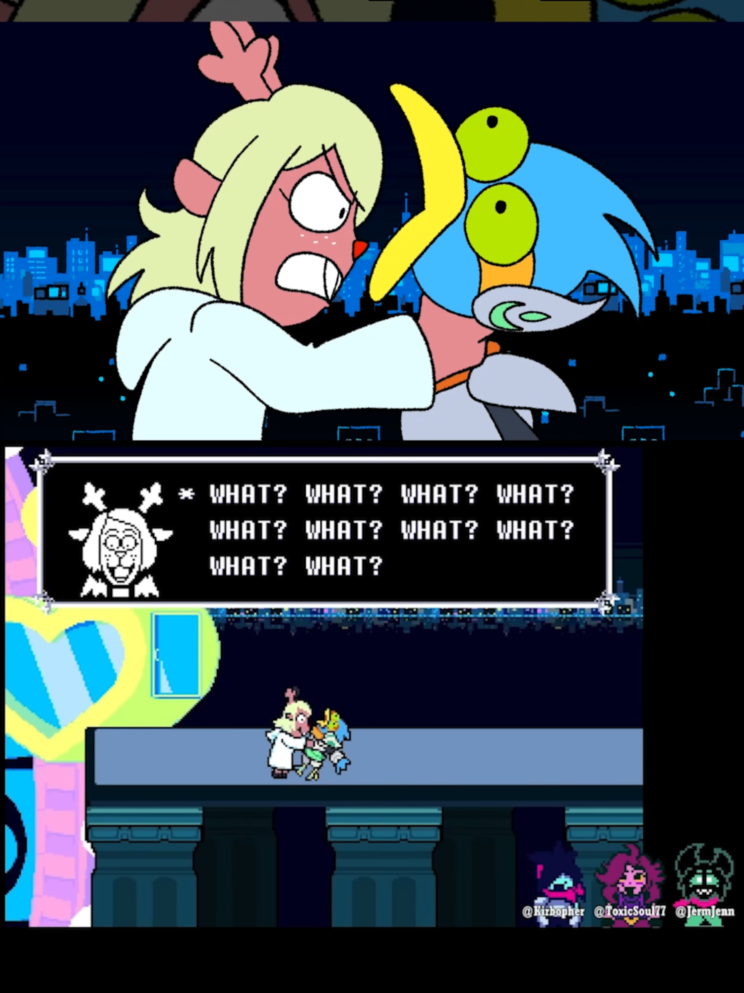 Noelle & Berdly share a moment (animated vs. gameplay) - feat. @toxicsoul77as Noelle! #deltarune #deltaruneanimation #animationmeme #undertale #berdly #noelle #noelleholiday #deltarunenoelle #deltaruneberdly #snowgrave #deltarunechapter2 #kirbopher #chrisniosi #voiceacting #voiceactor #reigen #reigenarataka