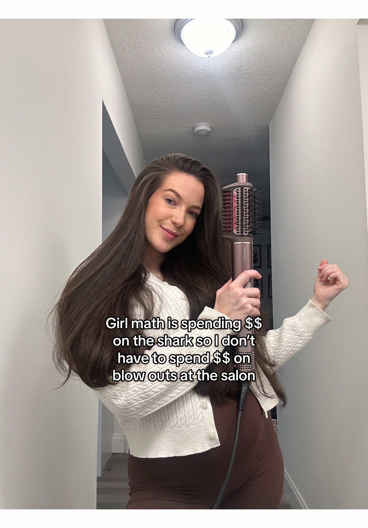 Girl math is the best kind of math #girlmath #athomeblowout #blowout #grwm #getreadywithme #sharkflexstyle #sharkbeauty #easyhairstyles @Shark Beauty #hair #hairstyle #hairtok 
