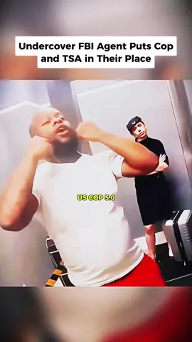 P1 - Undercover FBI Agent Puts Cop and TSA in Their Place #cops #copsoftiktok #copsontiktok #copstiktok #foryou #fyp