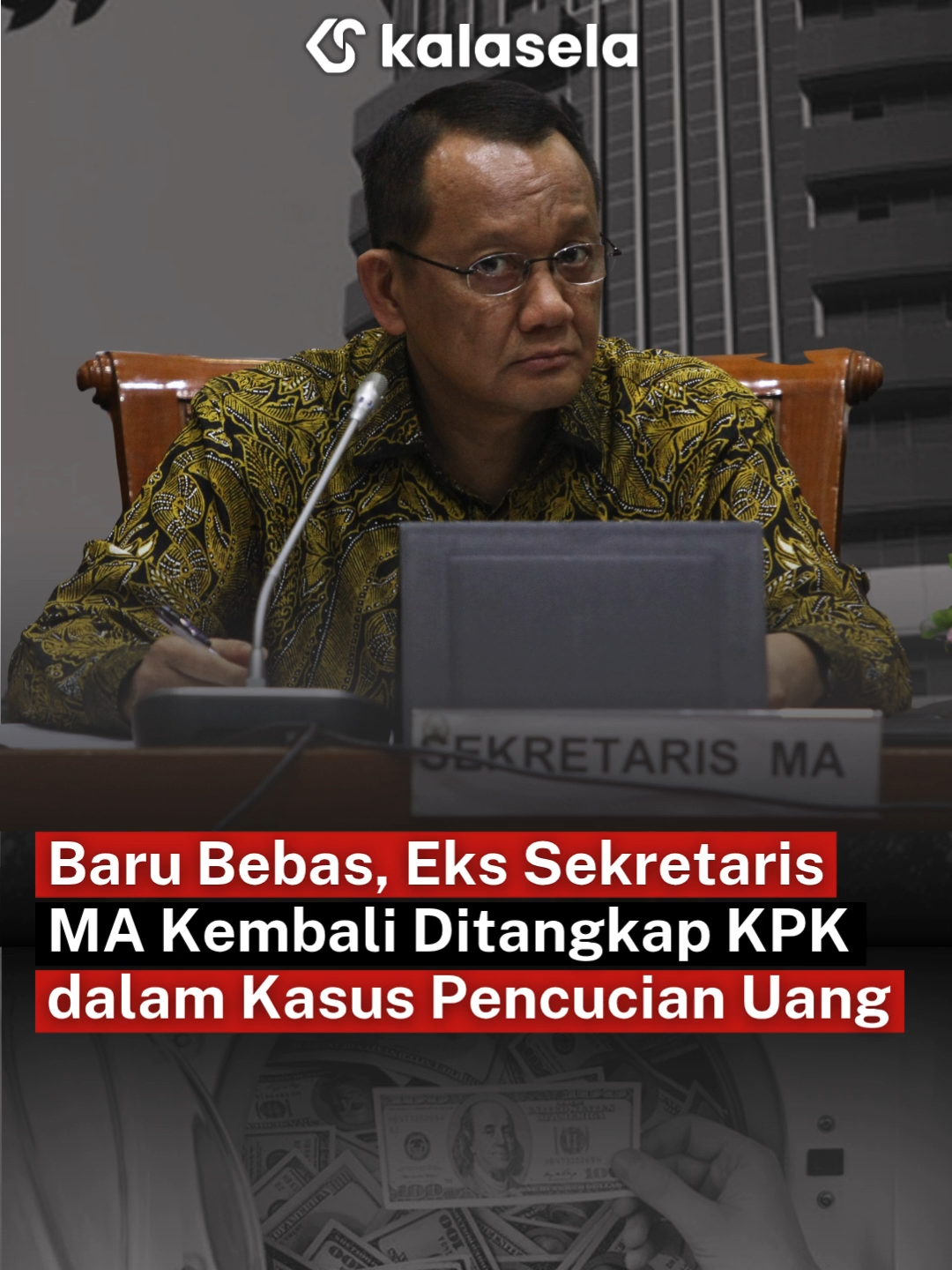 Baru saja menghirup udara bebas usai menjalani vonis enam tahun penjara dalam kasus suap dan gratifikasi, mantan Sekretaris Mahkamah Agung, Nurhadi Abdurrachman, kembali ditangkap KPK di tengah malam, kini dalam jerat dugaan pencucian uang. Seolah tak jera, sosok yang pernah menjadi simbol bobroknya peradilan itu kembali masuk Lapas Sukamiskin, kali ini bukan hanya sebagai penerima suap, tetapi diduga sebagai bagian dari skema besar pencucian uang di lingkungan MA. Kegagalan hakim sebelumnya dalam menjatuhkan pidana uang pengganti Rp83 miliar kini terasa seperti celah yang belum tertutup, memperlihatkan bagaimana jejak-jejak uang kotor terus membayangi institusi keadilan tertinggi di negeri ini. #korupsi #kpk #ma #berita #beritaviral #beritaterkini