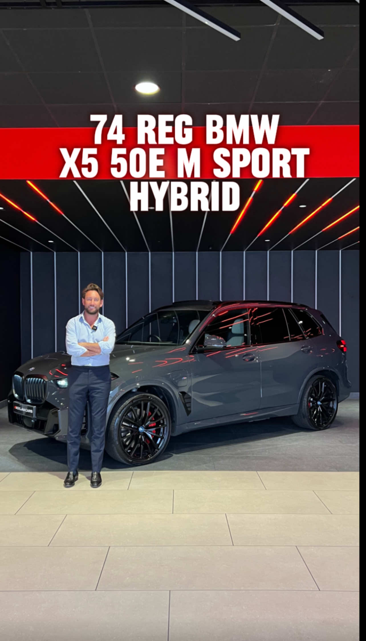 Specification on Another Level 🔥 2024 74 BMW X5 3.0 50e M Sport xDrive Hybrid 💨 Live Priced at £76,990 - Buy & Reserve Online - Contact Liam on 07795623213 or Business WhatsApp us on 07724101010 📲 Facelift Model featuring iDrive 8 Curved Display, finished in Dravit Grey Metallic with the M Sport Pro Package, 22