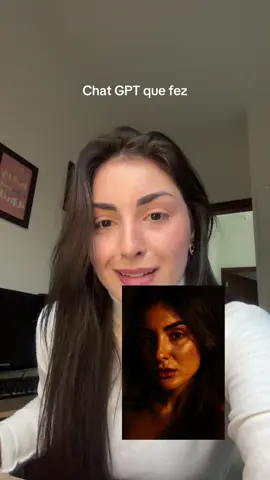 Fiquei impressionada com a qualidade da foto 😮  PROMPT ⬇️ Chat, crie um retrato do meu em rosto em primeiro plano, usando minha foto de referência, alto contraste e sombras, com luz e temperaturas douradas representando um entardecer como se tivesse sendo iluminada pelo sol, com lentes de 35mm e qualidade 4K HD. Usem sem moderação 🫣❤️‍🔥  #chatgpt #fotoprofissional #foryoupage #chat 