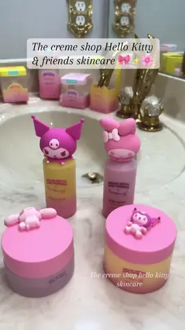 The cutest skincare 🎀 #thecremeshop #hellokittyskincare #gifted #tcspartner @the crème shop @Ulta Beauty 