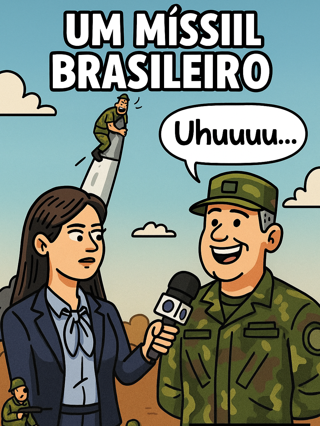 Nosso exercito esta preparado, pode vir kkk...