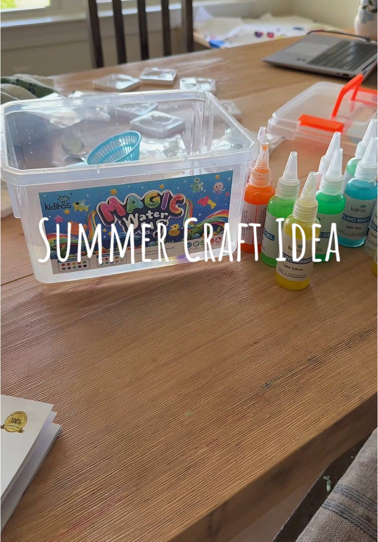 #summercrafts #craftsforkids #craft #summeractivities #magicwaterelf 