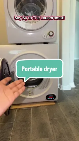 No need to go to the laundromat when you have access to portable dryer and washer #euhomy #portable #electric #homeappliances #homeessentials #tiktokmademebuyit #dealsforyoudays #laundryhack #laundry #laundryday #spotlightfinds #trending #flashsale #freeshipping #fyp 