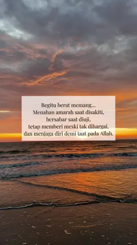 Lelah karena kebaikan memang berat… Tapi lelah itu akan hilang. Sementara kebaikan, akan kekal. Mungkin tak banyak yang tahu apa yang sedang diperjuangkan. Tapi Allah tahu. Dan itu cukup. Jangan berhenti. Karena yang abadi bukan rasa lelah, tapi pahala yang Allah janjikan. 📖 QS. Az-Zalzalah: 7 Simpan. Bagikan. Untuk hati yang sedang ingin menyerah. #LelahDalamKebaikan #RefleksiHati #NasihatIslami   #MotivasiHijrah #QuotesIslamic #KebaikanTakSiaSia   #UntukYangSedangLelah #DakwahVisual #KutipanQuran   #LelahmuBerarti #SabarItuIndah #AmalSholeh #fyppppppppppppppppppppppp #viralvideo #trending 