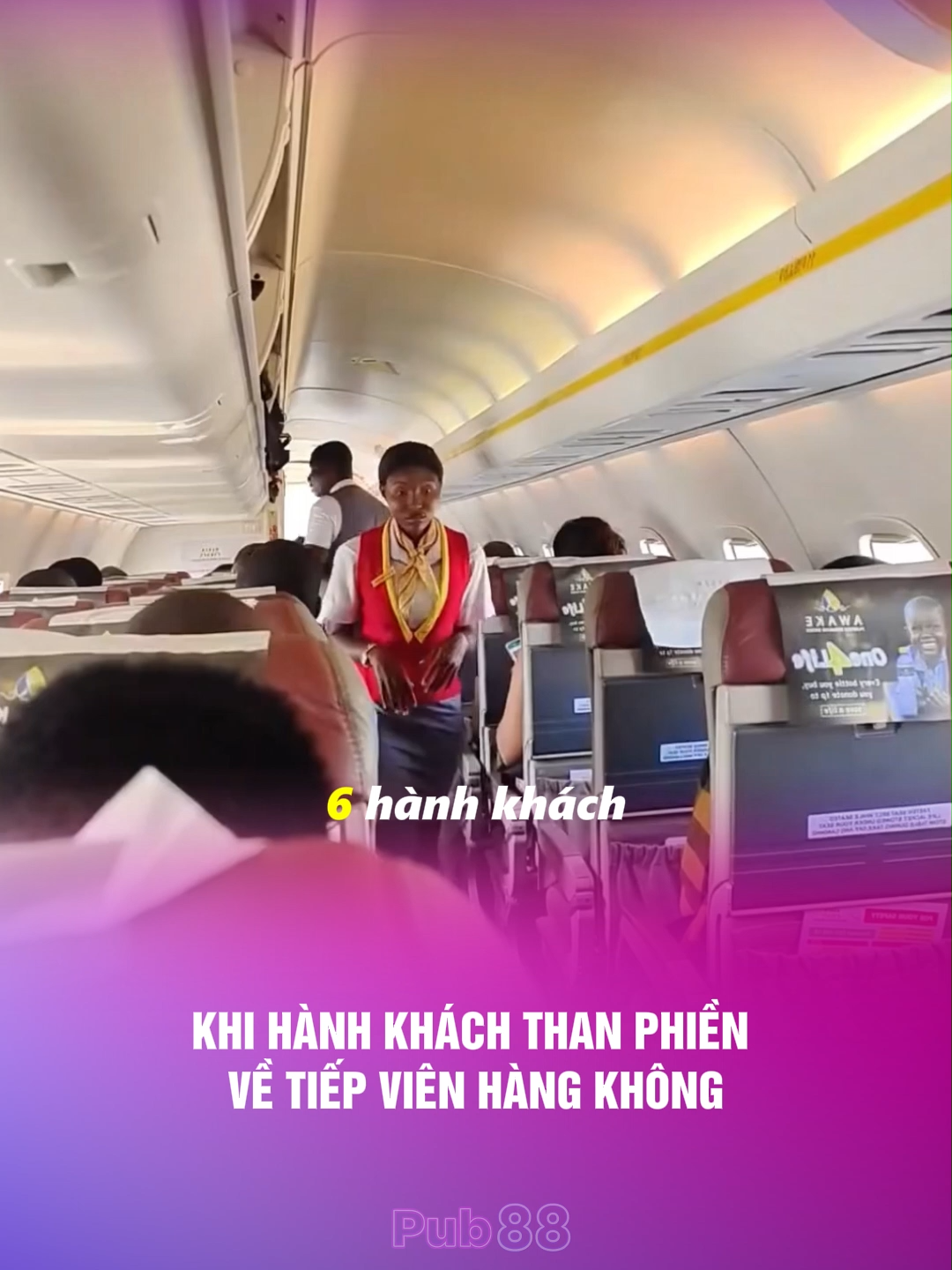KHI HÀNH KHÁCH THAN PHIỀN VỀ TIẾP VIÊN HÀNG KHÔNG #giatri #haihuoc #tintuc