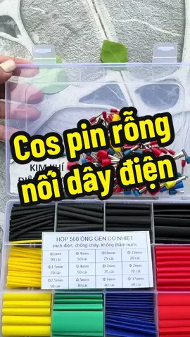 Nối dây điện chắc hơn với cos pin rỗng 
