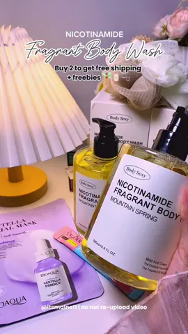Body wash lang cheneckout ko, ang daming pa freebies ni seller 🥹 Thank you so much sa pa freebies!  @sexybeautifulstore  Grabe ang bango nito, para na din akong nag perfume pagkatapos malego sa sobramg bango 🥰 #bodywash #nicotinamidebodywash #nicotinamidefragrantbodywash #nicotinamidebodywashwithfreegifts #niacinamideperfumebodywash  #bodywashtosmellgood  #bodywashperfumelonglasting #bodywashwithniacinamide #bodywashrecommended #bodywashtosmellgoodlonglasting  #bodywashforwhitening  #bodywashforwomen  #bodywashrecommendationphilippines  #bodywashliquidsoap #nicotinamidefragrantbody 