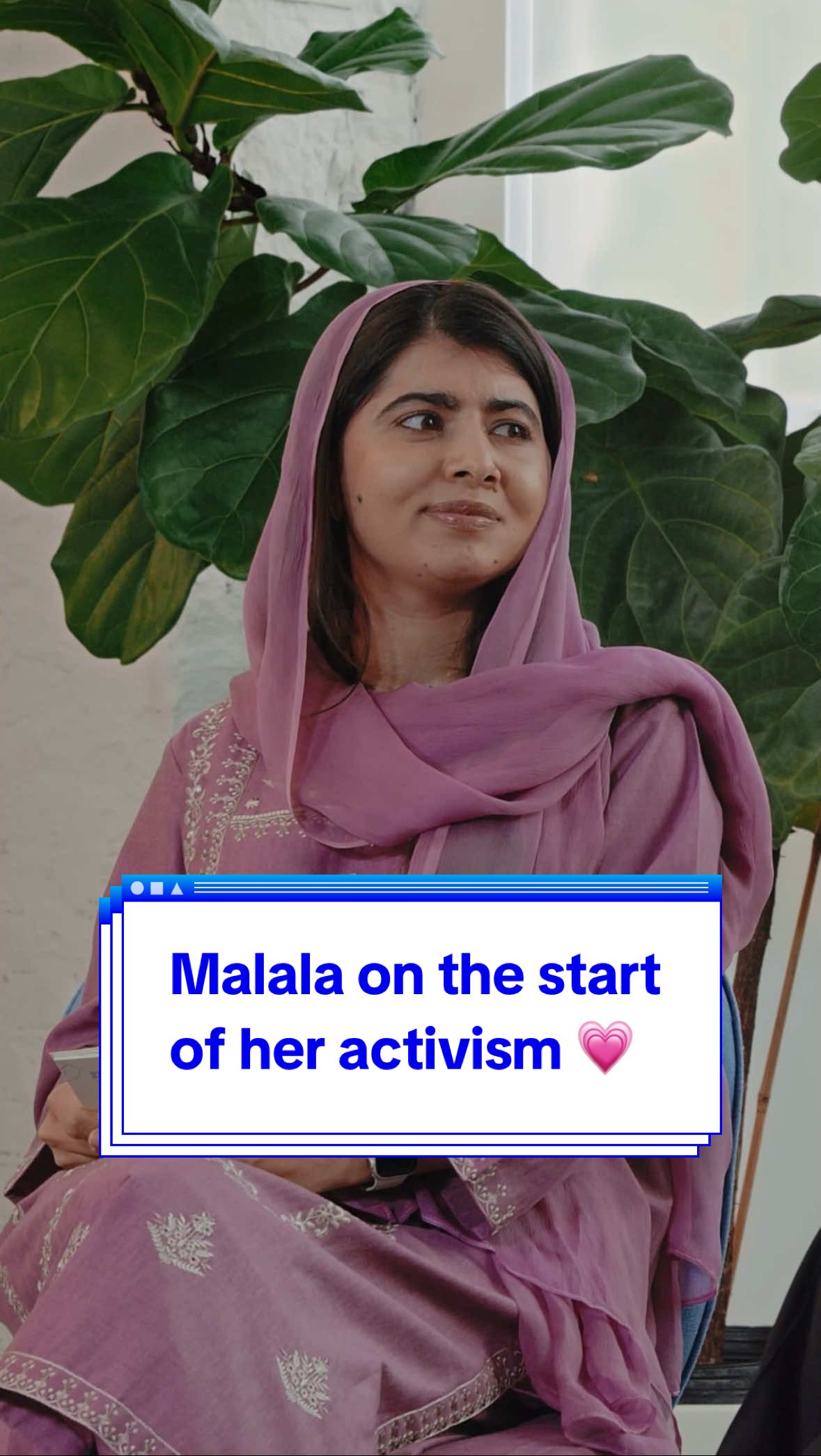 Our heart. 🥺 Malala reflects on the start of her activism — and how education can change lives and communities. 💗 #malalafund #girlseducation #malala 