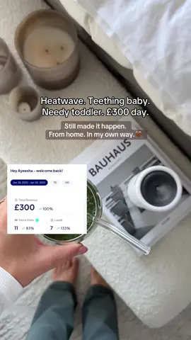 Today was hard. A clingy baby. A toddler needing my attention at all times. The house felt like a sauna. But Alhamdulillah… a £300 day from a faceless business I run in the chaos. No perfect conditions. No fancy setup. Just quiet work behind the scenes… and Allah making a way where I didn’t see one. 🤎 If you’re a tired mum watching others win and wondering if it’s too late for you… it’s not.  I started with zero experience and no clue what I was doing. But I said Bismillah and learned as I went. You can too. Comment or Dm me “HOME” and I’ll send you the free guide to get started. #stayathomemum #workfromhomee #workfromphonee #digitalproductss #halalincome #facelessincome 