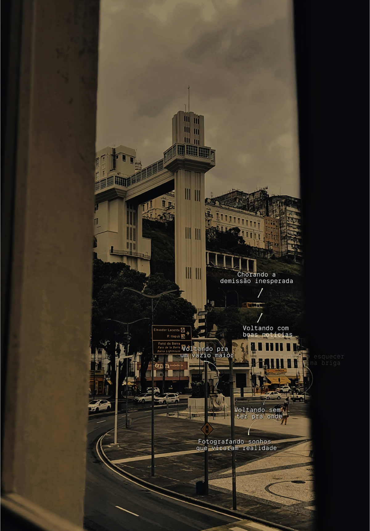 Mesma cidade, mil dores engarrafadas. #Foryour #Fyp #Viral #sonder 