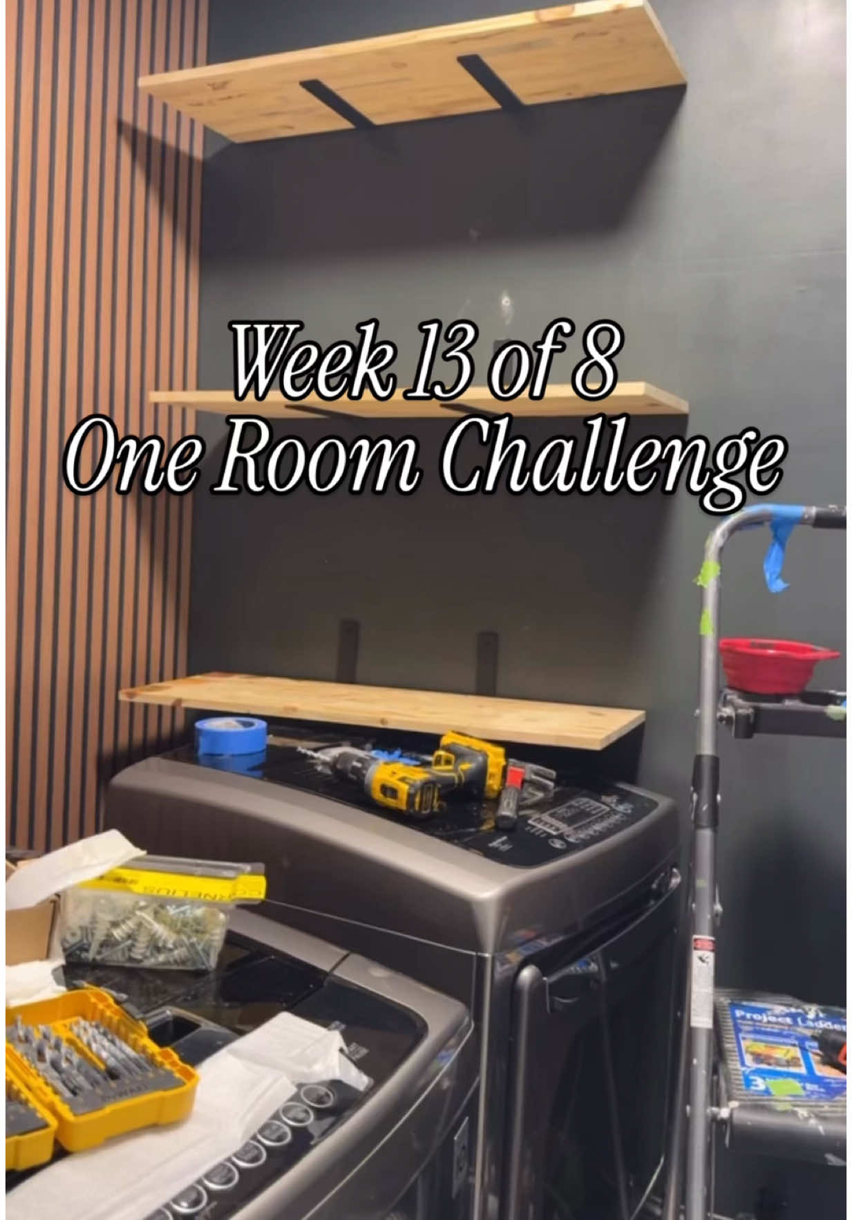 I’m back 💁🏽‍♀️ Ummmm no work has been done. 🙃 I mean brain work but no physical labor. But back to work now! It’s time for me to move on to the next project! Give me 7 days! #laundryroommakeover #laundryroomgoals #laundryroomgoals #oneroomchallenge #diyproject #interiordesign 